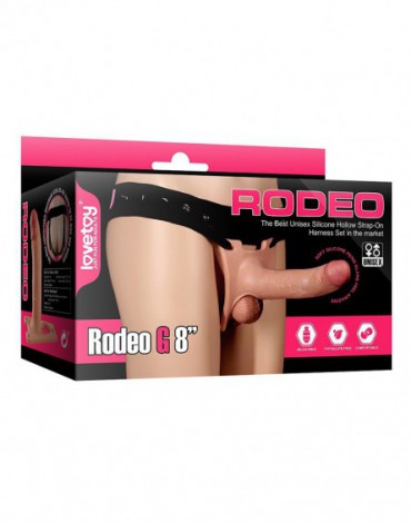LoveToy - Strap-On Harness met Dildo 20 cm - Nude