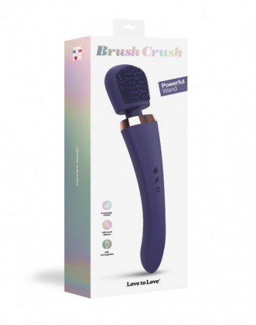 Love to Love - Brush Crush - Wand Vibrator - Purple
