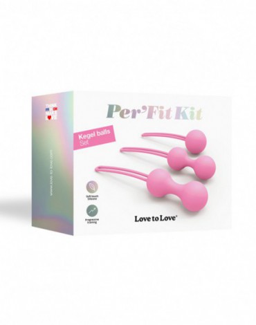 Love to Love - Per'Fit Kit - Kegel Balls Set - Pink