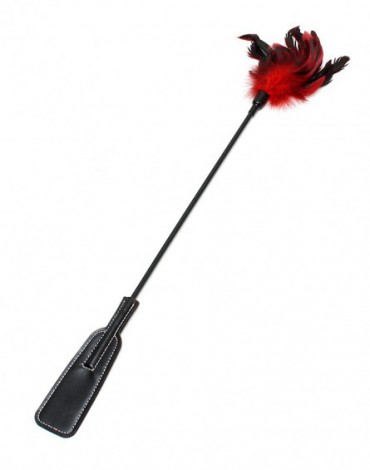 Rimba Bondage Play - Double Pleasure Whip - Red + Black