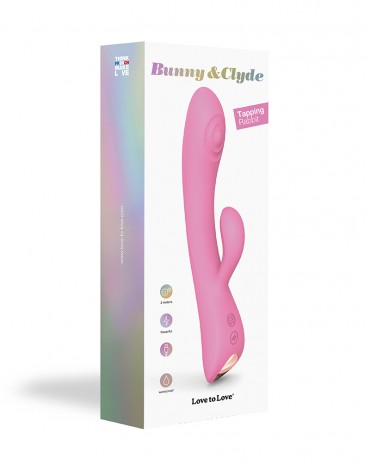 Love to Love - Bunny & Clyde - Rabbit Vibrator - Pink