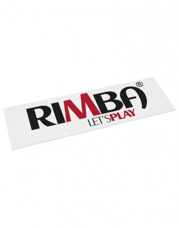 Rimba -  Sign with logo Rimba Let's Play