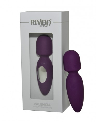 Rimba Toys - Valencia - Mini Wand Vibrator - Paars