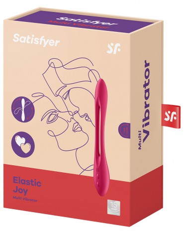 Satisfyer - Elastic Joy - Multi Vibrator - Red