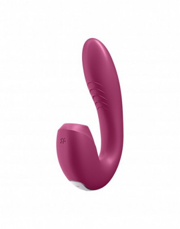 Satisfyer - Sunray - Vibromasseur Air Pulse + Point G - Berry