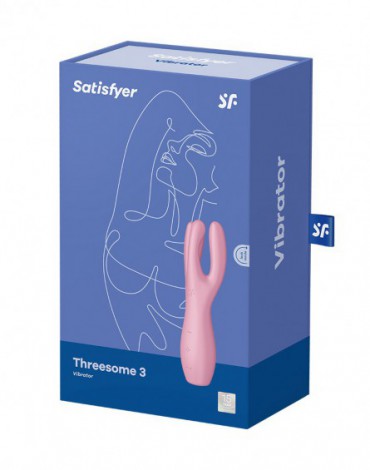 Satisfyer - Threesome 3 - Multi Vibrator - Roze