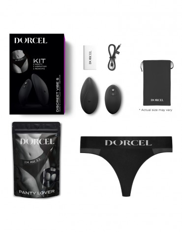 Dorcel - Discreet Vibe - Panty Vibrator with Panty - Black