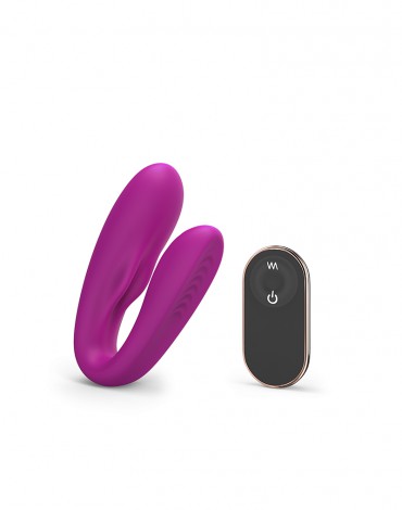Love to Love - Match Up - Couple Vibrator with Remote Control - Pink
