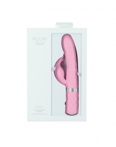 Pillow Talk - Lively - Rabbit Vibrator - Light Pink
