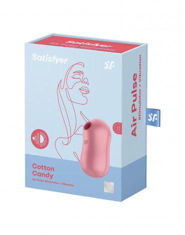 Satisfyer - Cotton Candy - Luchtdruk Vibrator - Roze