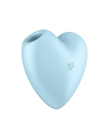 Satisfyer - Cutie Heart - Vibromasseur Air Pulse - Bleu