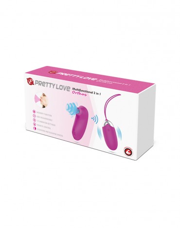 Pretty Love - Orthus - Vibro-Ei mit Fernbedienung - Pink