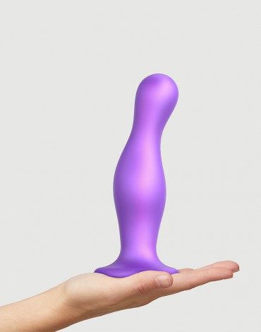 Strap-On-Me - Dildo Plug Curvy Talla XL - Púrpura Metálico
