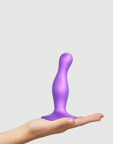 Strap-On-Me - Dildo Plug Curvy Size S - Metallic Purple