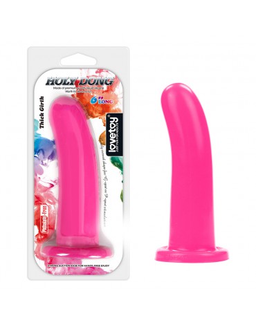 LoveToy - Holy Dong Large Dildo 15.5 cm - Pink