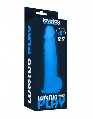 LoveToy - Lumino Play Dildo 8.5" / 21.5 cm - Glow in the Dark