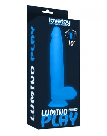 LoveToy - Lumino Play Dildo 10" / 25.4 cm - Glow in the Dark