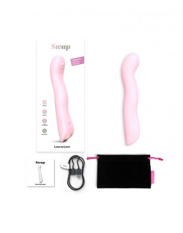 Love to Love - Swap - P&G Spot Tapping Vibrator - Hell-Pink