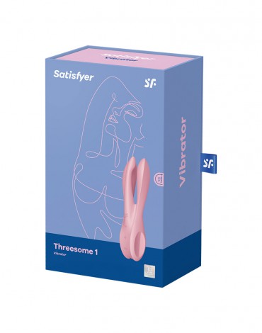 Satisfyer - Threesome 1 - Multi Vibrator - Roze