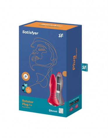 Satisfyer - Rotator Plug 1+ - Anal Vibrator - Red