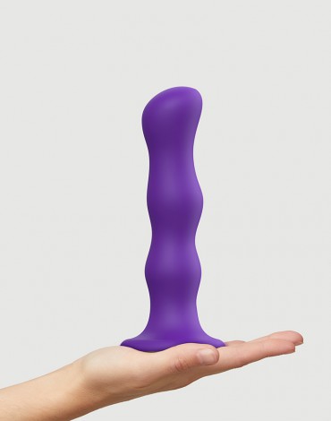 Strap-On-Me - Geisha Balls - Dildo mit rotierenden Kugeln Größe XL - Violett
