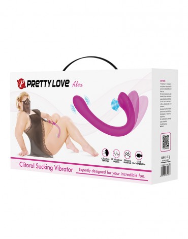Pretty Love - Alex - G-Spot + Clitoral Vibrator - Pink