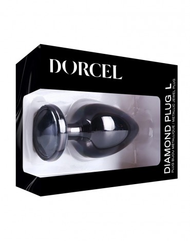 Dorcel - Diamond Plug Talla L - Butt Plug - Negro