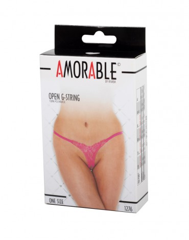 Amorable by Rimba - Open String - One Size - Pink