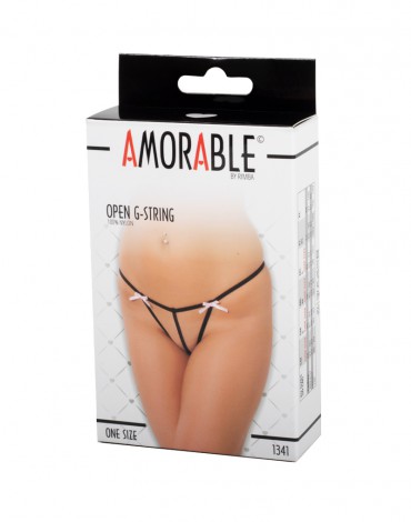Amorable by Rimba - Open String - One Size - Black
