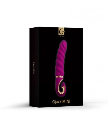 Gvibe - GJack Mini - Geribbelde Vibrator - Fuchsia