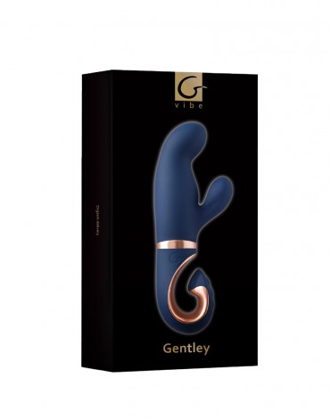 Gvibe - Gentley - Rabbit Vibrator - Blauw & Goud