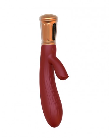 Viotec - Mina - Vibrador Rabbit - Oro y rojo vino