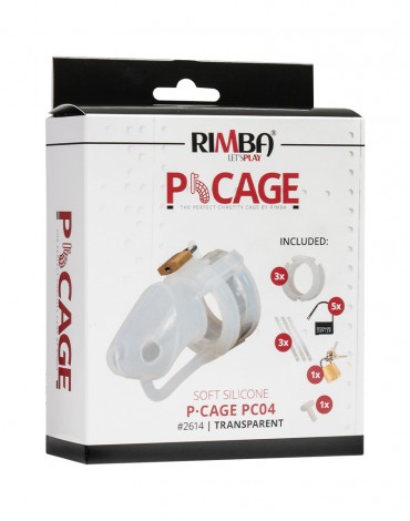 Rimba P-Cage - P-Cage PC04 - Penis Cage - Transparent