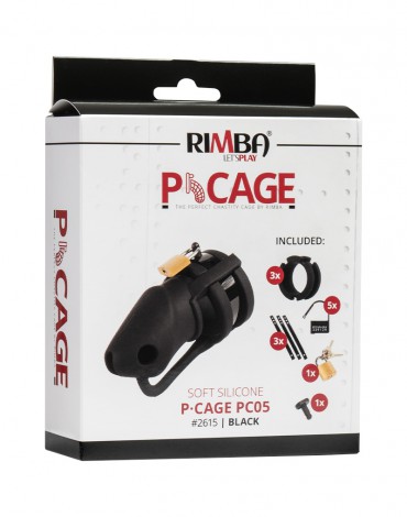 Rimba P-Cage - P-Cage PC05 - Penis Cage - Black