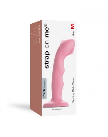 Strap-On-Me - Tapping Dildo Wave - Rose Corail