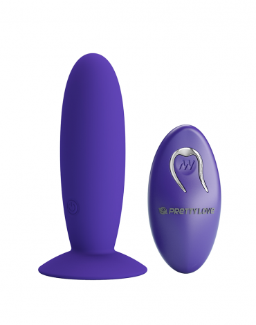 Pretty Love - Murray-Youth - Vibrating Buttplug with Remote Control - Purple