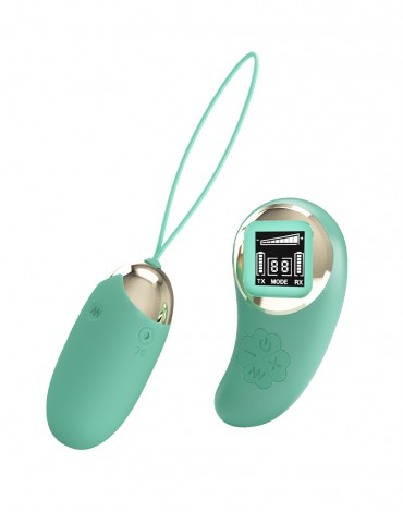 Pretty Love - Mina - Huevo vibrador con mando a distancia - Azul
