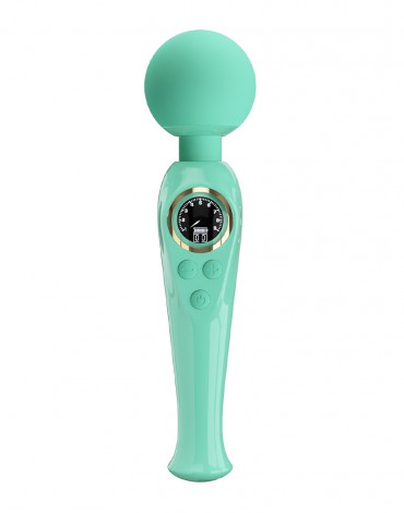 Pretty Love - Skyler - Wand Vibrator met Digitaal LED Display - Blauw