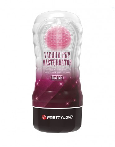 Pretty Love - Black Hole - Vacuum Masturbator Cup - Pink