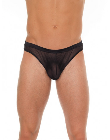 Amorable by Rimba - Transparent thong - One Size - Black
