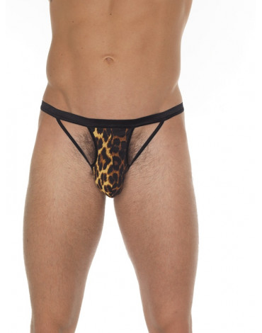 Amorable by Rimba - Open thong - One Size - Leopard Print