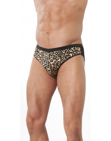 Amorable by Rimba - Briefs - One Size - Leopard Print