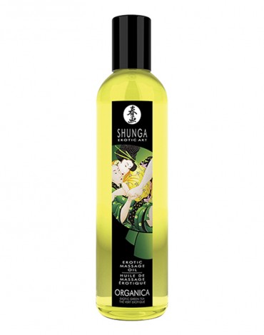 Shunga - Massage olie Organica - Green Tea 250 ml.