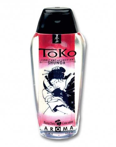 Shunga - Toko Aroma Blazing Cherry - Lubricante a base de agua - 165 ml