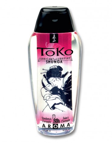Shunga - Toko Aroma Strawberry Wine - Water-based Lubricant - 165 ml