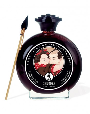 Shunga - Body Paint - Aphrodisiac Chocolate - 100 ml