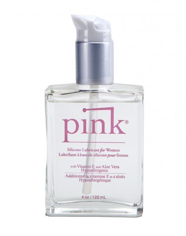 Pink - Glass - Gleitmittel auf Silikonbasis - 120 ml