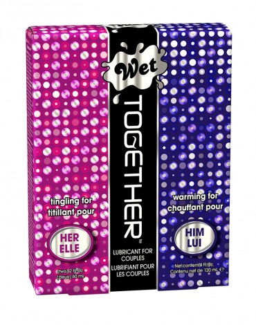 WET Together Lubricant for Couples 2 x 60mL