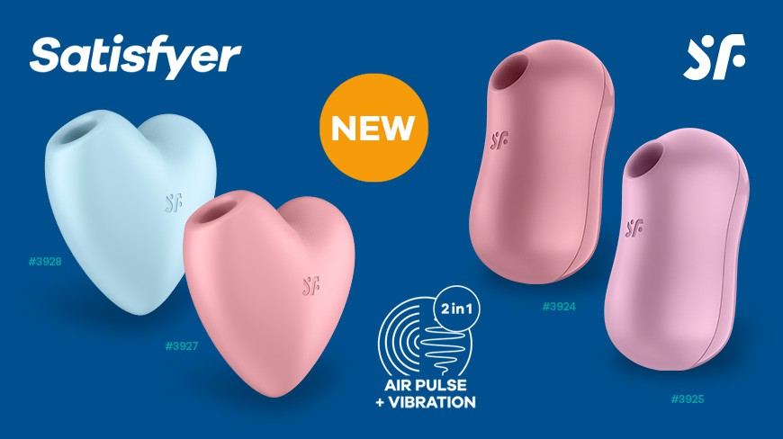 SATISFYER INTRODUCES A NEW STYLE OF AIR PULSE VIBRATORS!