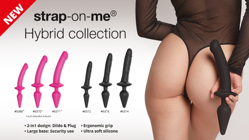 2-IN-1 FUN: CHECK THE NEW DILDOS FROM STRAP-ON-ME!